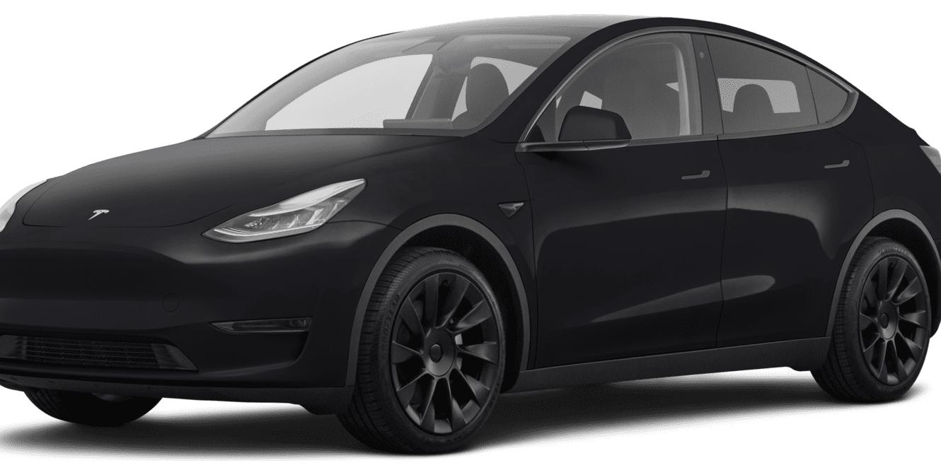 TESLA MODEL Y 2021 5YJYGDEE6MF145240 image